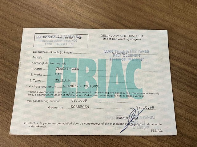 1994 man kraanwagen böcker - afbeelding 44 van  53