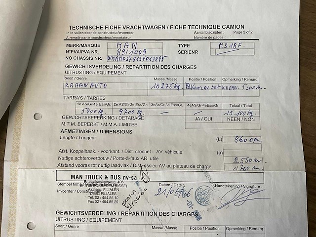 1994 man kraanwagen böcker - afbeelding 48 van  53
