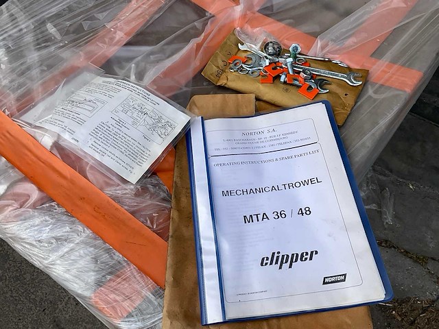 1994 norton mta 36 cementvlinder nieuw! ongebruikt! - afbeelding 2 van  12