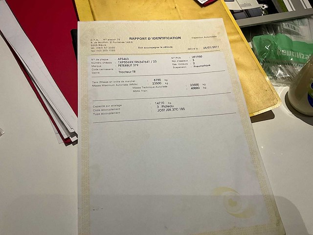 1994 peterbilt cumming 500 vrachtwagen - afbeelding 33 van  39