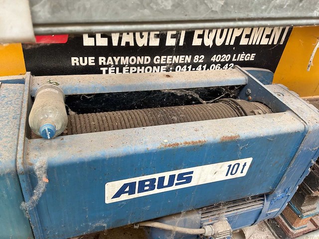1995 abus 10t - gm 3100 h6-201.41.104.e enkelliggerkraan - afbeelding 11 van  15