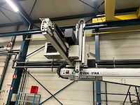 1995 battenfield ba 800 cdc spuitgietmachine met robotarm star - afbeelding 3 van  11