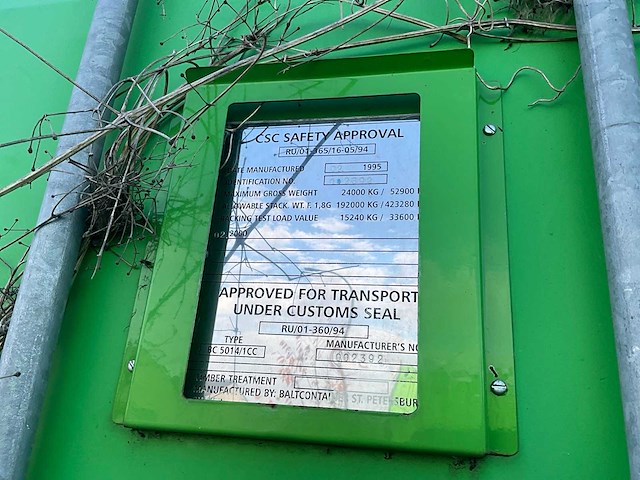 1995 bc 5014/1cc zeecontainer - afbeelding 3 van  9