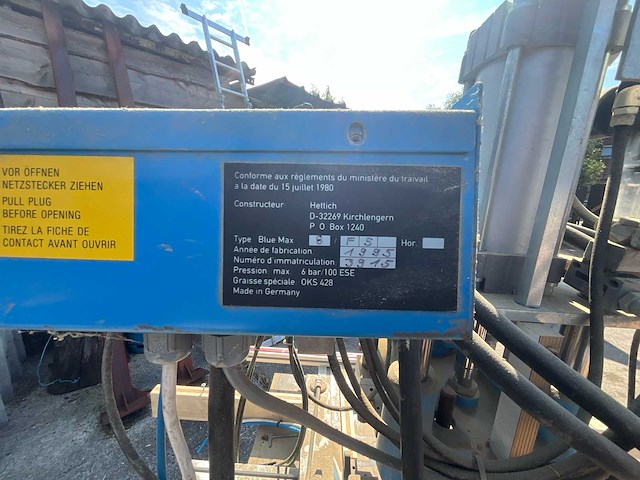 1995 beticht blue max 8fs multikopsboormachine - afbeelding 10 van  12