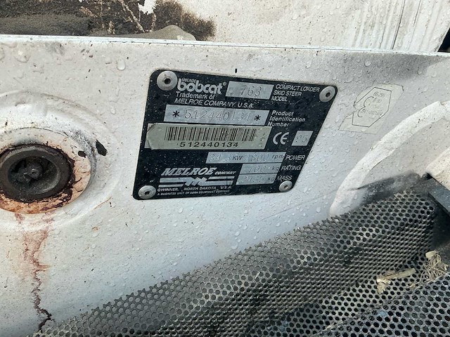 1995 bobcat 763 compact lader - afbeelding 16 van  23
