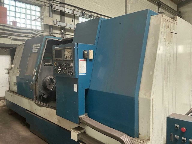 1995 daewoo puma 15 cnc-draaibank dienend voor wisselstukken - afbeelding 1 van  9