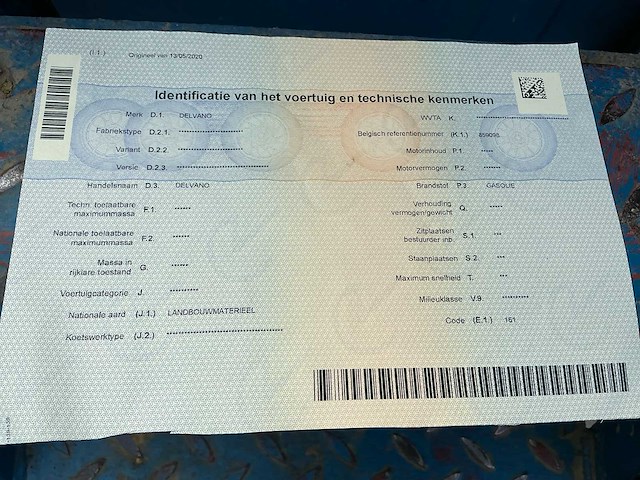 1995 delvano hydrotrac stm veldspuit - afbeelding 13 van  18