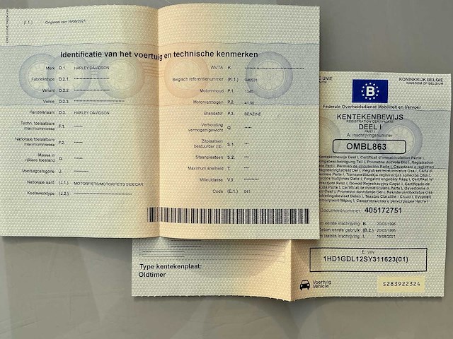 1995 harley-davidson 1340 oldtimer motorfiets - afbeelding 15 van  23