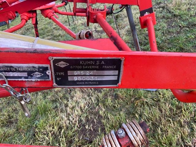 1995 kuhn grs 24 - hooikeerder - afbeelding 14 van  14