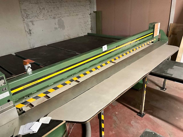 1995 langzauner lz 4/1 e-3950 platenzaagmachine - afbeelding 5 van  16