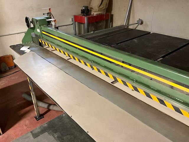 1995 langzauner lz 4/1 e-3950 platenzaagmachine - afbeelding 1 van  16