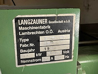 1995 langzauner lz 4/1 e-3950 platenzaagmachine - afbeelding 10 van  16