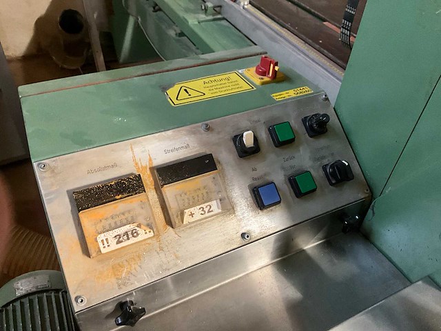 1995 langzauner lz 4/1 e-3950 platenzaagmachine - afbeelding 14 van  16