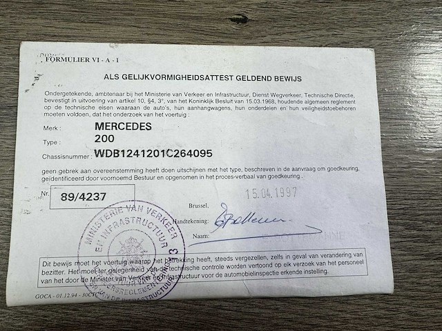 1995 mercedes 200 w124 sedan - diesel - klassieker in wording - afbeelding 10 van  18