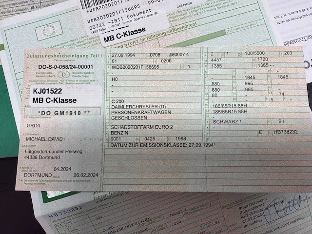 1995 mercedes c200 sportwagen - afbeelding 54 van  63