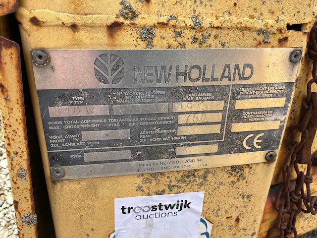 1995 new holland 340w gras pick-up - afbeelding 6 van  6