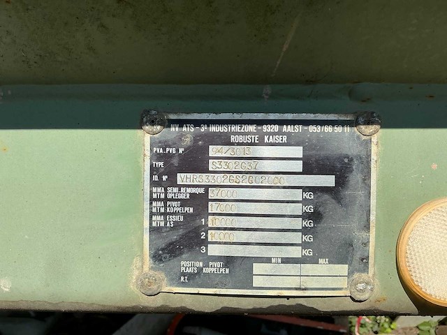 1995 robuste kaiser s3302g37 oplegger - afbeelding 4 van  10
