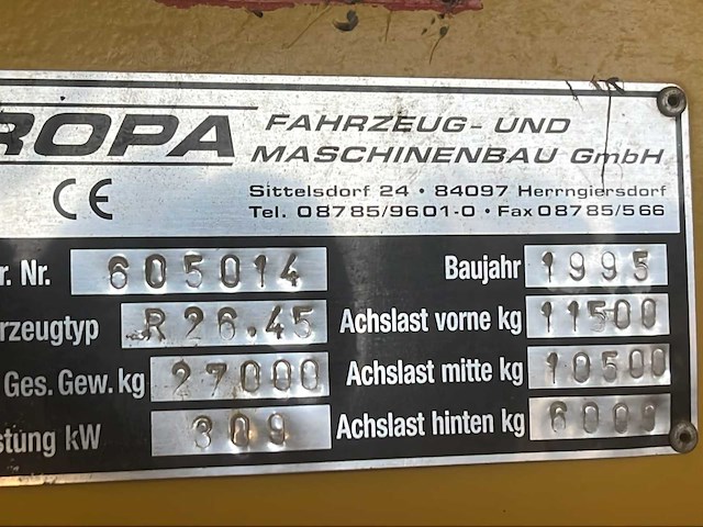 1995 ropa r 26.45 bietenoogster omgebouwd tot skidder - afbeelding 7 van  9