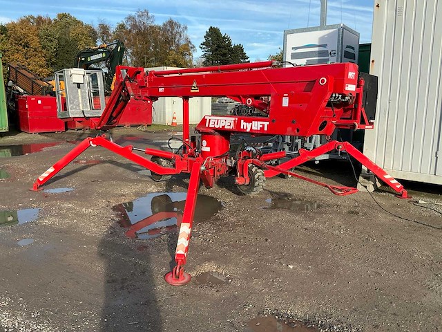 1995 teupen hylift st 16 telescopische spin hoogtewerker - afbeelding 1 van  24