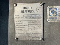 1995 toyota e61 026f0f30 vorkheftruck - afbeelding 8 van  9