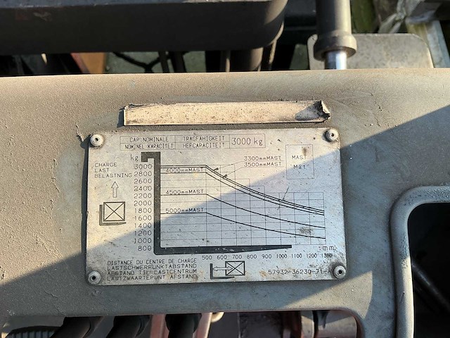 1995 toyota e61 026f0f30 vorkheftruck - afbeelding 9 van  9