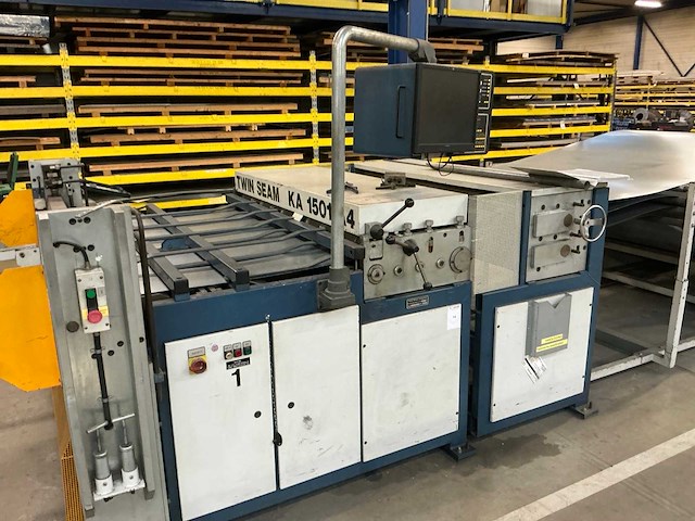 1995 twin seam ka 1501 a4 kanaalvormmachine - afbeelding 7 van  14
