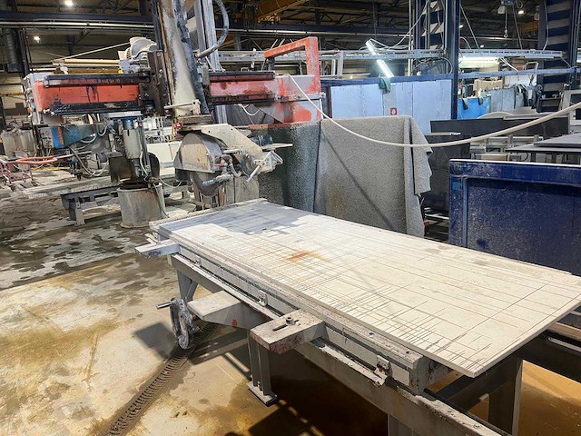 1995 van voorden centaur 3 steen- en tegelzaagmachine - afbeelding 3 van  6