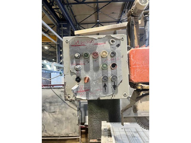 1995 van voorden centaur 3 steen- en tegelzaagmachine - afbeelding 4 van  6