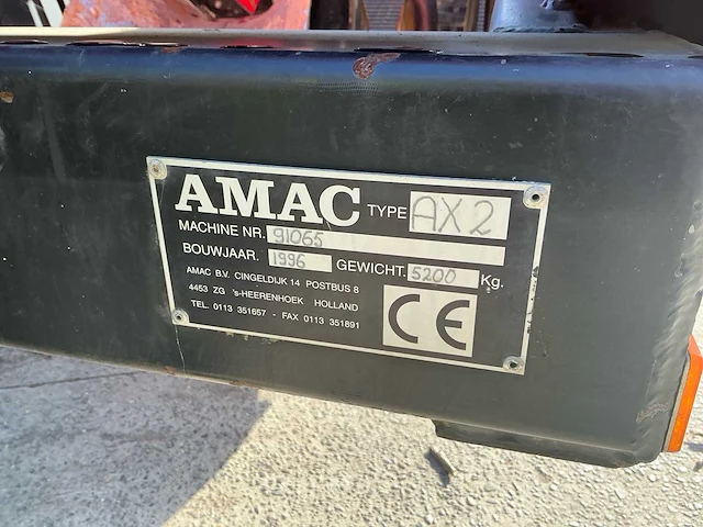 1996 amac ax2 aardappelrooier - afbeelding 13 van  17