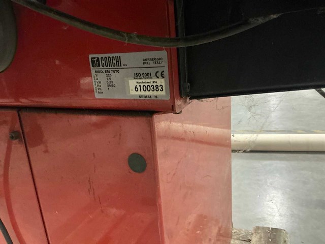 1996 corghi em 7070 banden balanceerapparaat - afbeelding 5 van  7