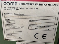 1996 goma zaag-freescombinatiemachine/toupie (na te zien/te herstellen) - afbeelding 10 van  18