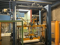 1996 hagemann fl-h-7/30 verpakkingslijn voor het bundelen van rollen tapijt - afbeelding 7 van  16