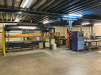 1996 hagemann fl-h-7/30 verpakkingslijn voor het bundelen van rollen tapijt - afbeelding 1 van  16