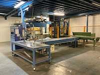 1996 hagemann fl-h-7/30 verpakkingslijn voor het bundelen van rollen tapijt - afbeelding 9 van  16