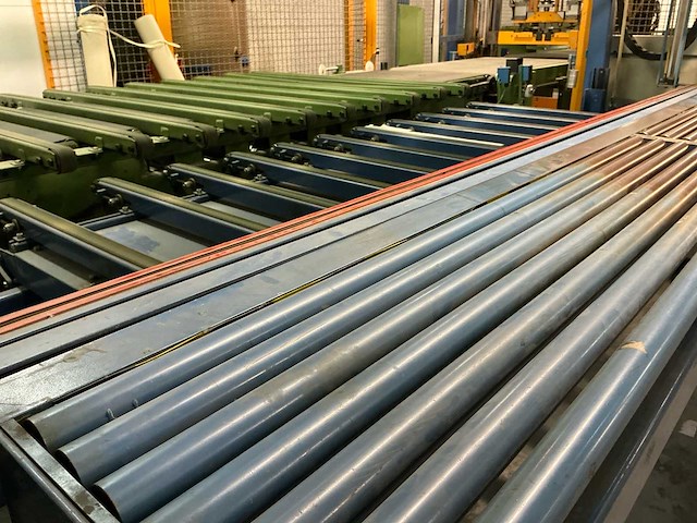 1996 hagemann fl-h-7/30 verpakkingslijn voor het bundelen van rollen tapijt - afbeelding 15 van  16