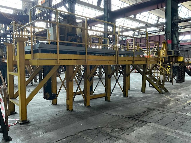 1996 heppenstall europe spoelgrijper met onderhoudsportaal - afbeelding 1 van  11