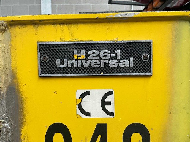 1996 hofmann h26-1 universal wegmarkeermachine - afbeelding 34 van  37