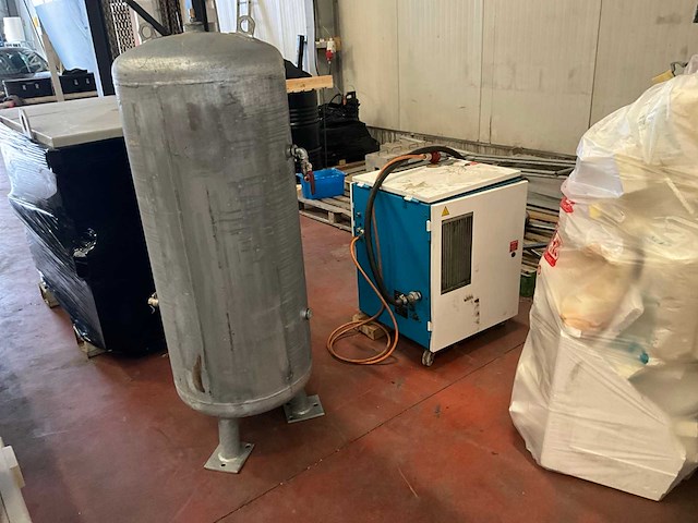 1996 kaeser sm 11 compressor met drukvat - afbeelding 1 van  10