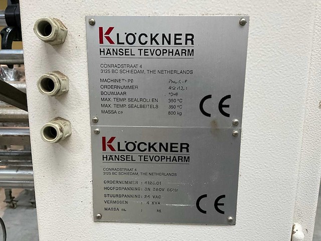 1996 klöckner hänsel tevopharm flow wrapper - afbeelding 7 van  15