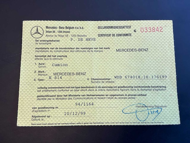 1996 mercedes 814 paardenvrachtwagen - afbeelding 62 van  65