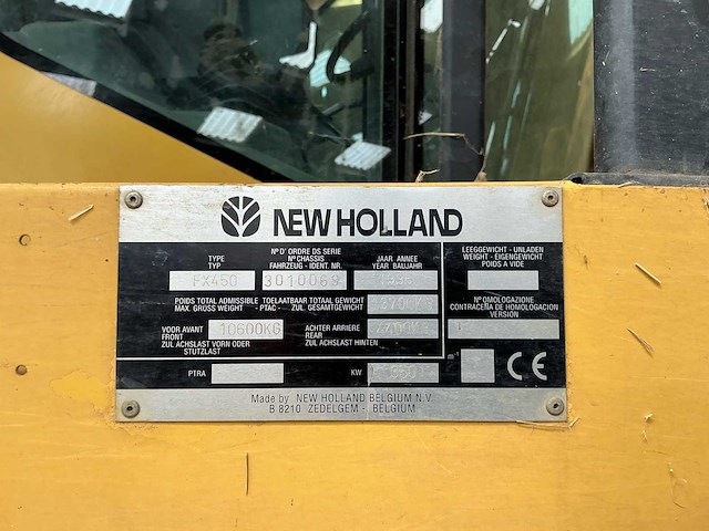 1996 new holland fx 450 maïs hakselaar veldhakselaar - afbeelding 4 van  51