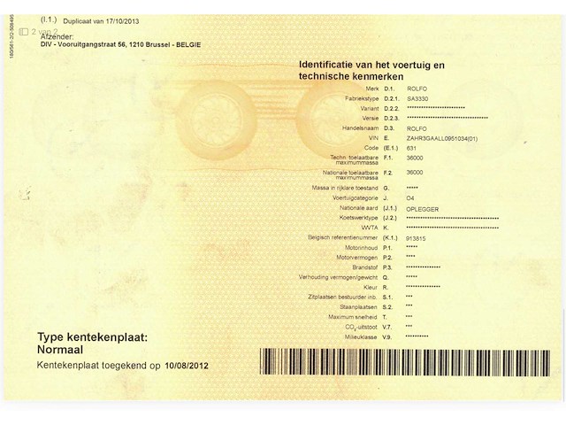 1996 rolfo sa3330 aanhangwagen - afbeelding 4 van  12