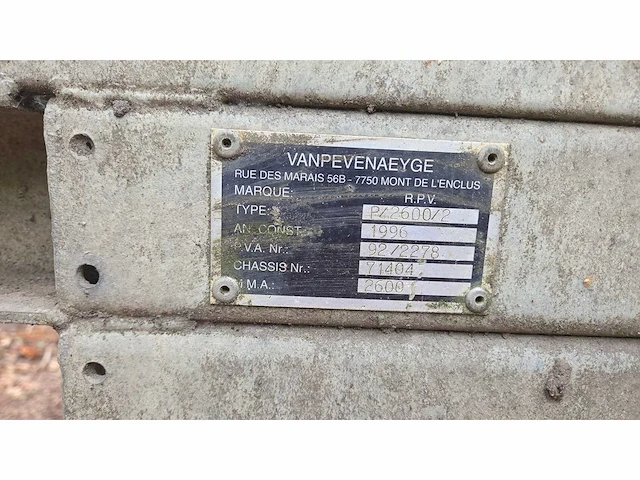 1996 r.p.v. p42600/2 - aanhangwagen - afbeelding 8 van  16
