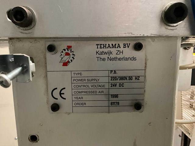 1996 tehama p.b overige verpakkingsmachines - afbeelding 9 van  17