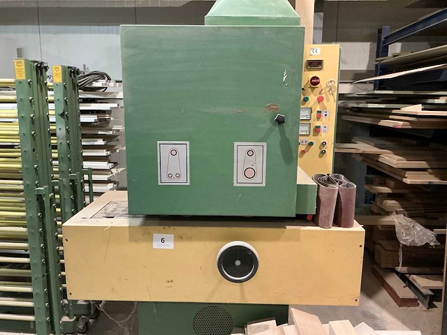 1996 vangroenweghe f-300-2ks breedbandschuurmachine - afbeelding 2 van  8