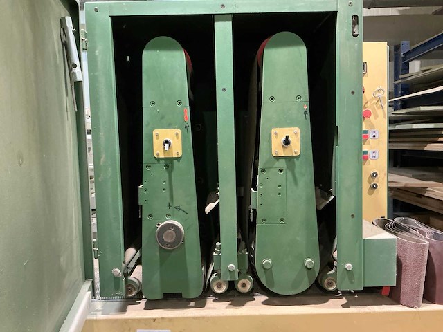 1996 vangroenweghe f-300-2ks breedbandschuurmachine - afbeelding 4 van  8