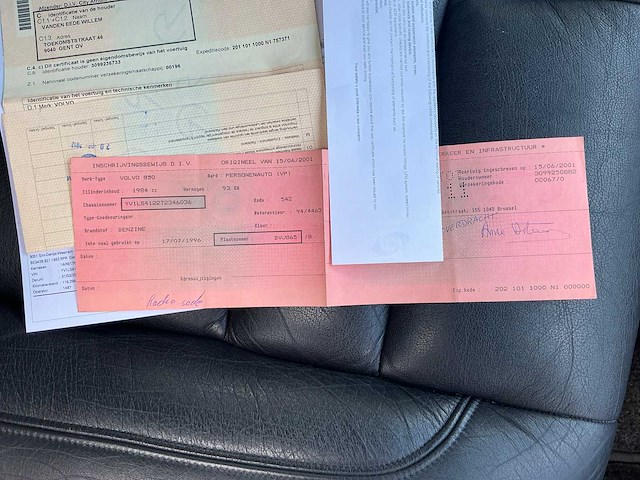 1996 volvo 850 personenauto - afbeelding 7 van  10