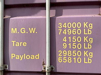 1996 zeecontainer 45ft - afbeelding 2 van  3