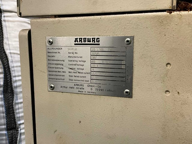 1997 arburg allrounder 320 s kunststof spuitgietmachine - afbeelding 6 van  23