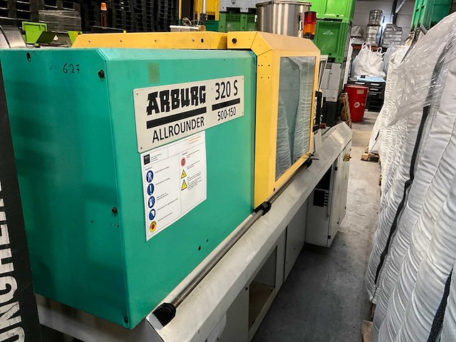 1997 arburg allrounder 320 s kunststof spuitgietmachine - afbeelding 10 van  23